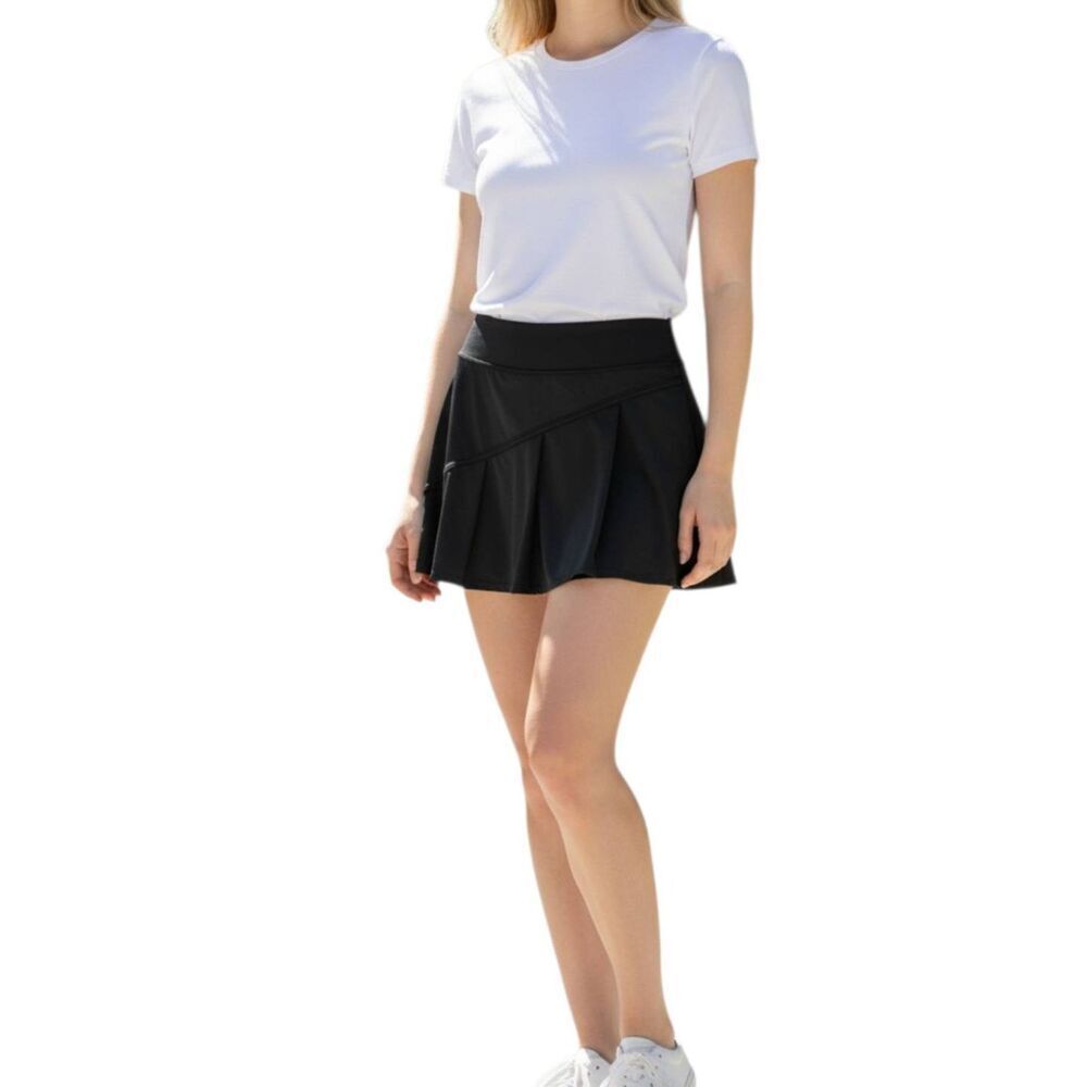 FILA Pleated Tennis In Black Size Large
